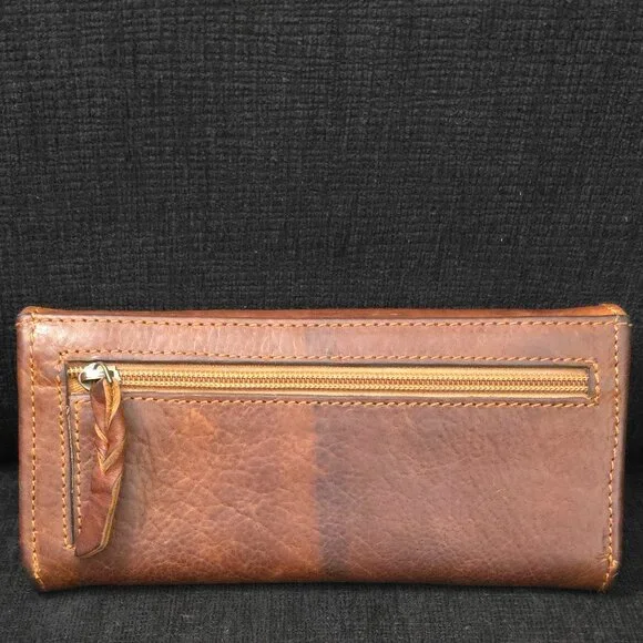 American Darling Brown Tooled Leather Wallet - Picture 4 of 12